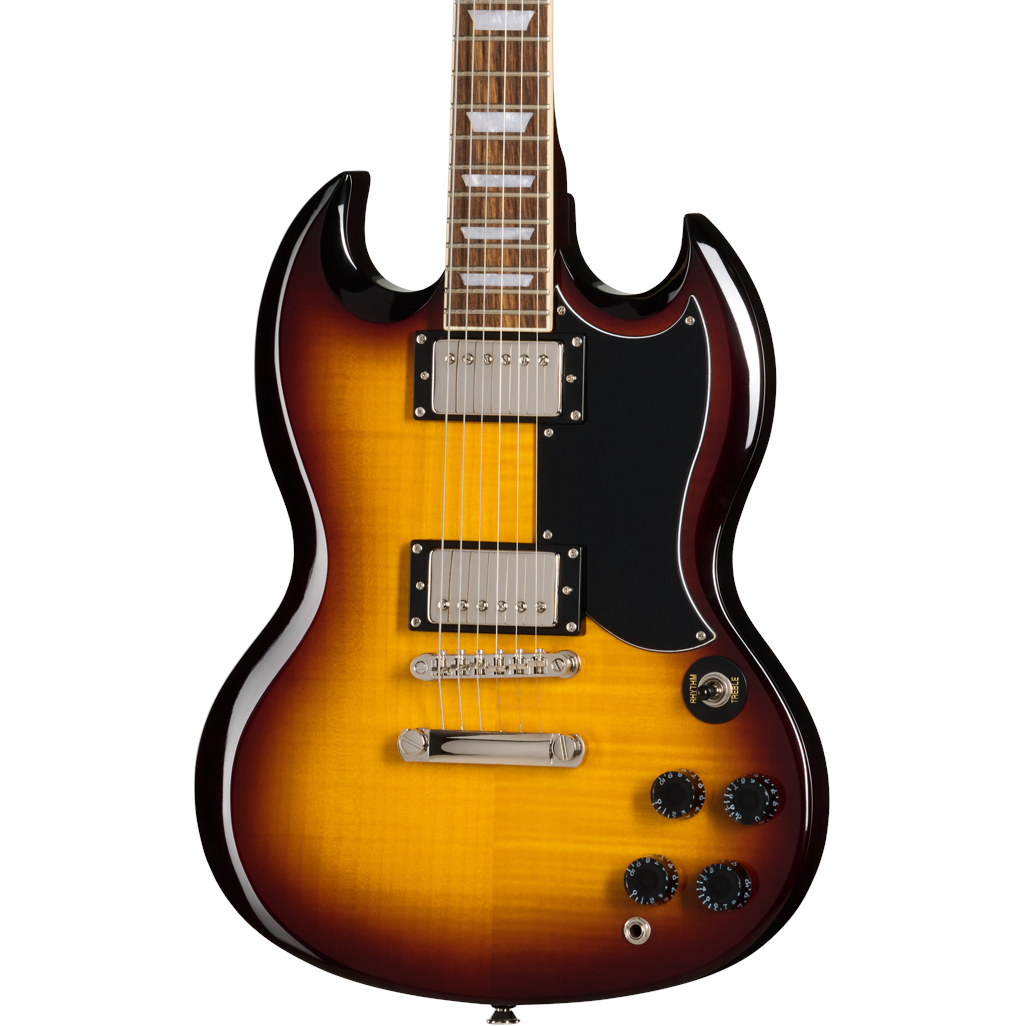 Epiphone SG Tribute Plus Electric Guitar in Vintage Sunburst