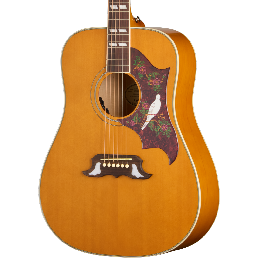 Epiphone Inspired by Gibson Dove Studio Electro Acoustic Guitar in Natural
