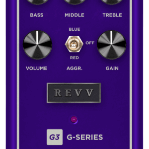 Revv Amplification G3 V2 Preamp Overdrive & Distortion Pedal in Purple