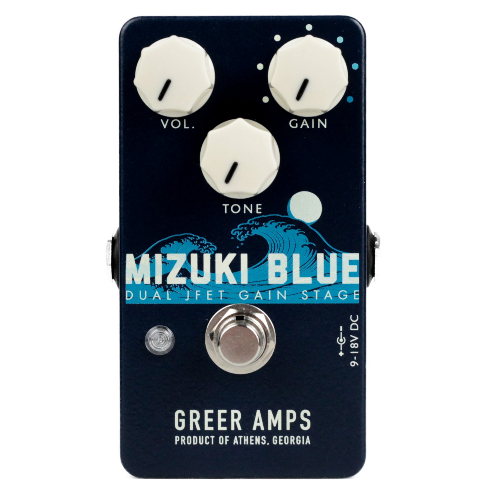 Greer Amps Mizuki Blue Dual Jfet Gain Stage Overdrive Pedal