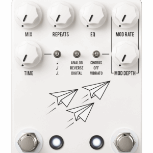 B Stock : JHS Pedals Flight Delay Pedal With Tap Tempo - White 002