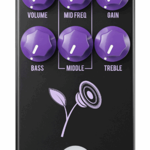 B Stock: JHS Pedals Violet Lari Basilio Signature Overdrive Distortion Pedal - Black 001