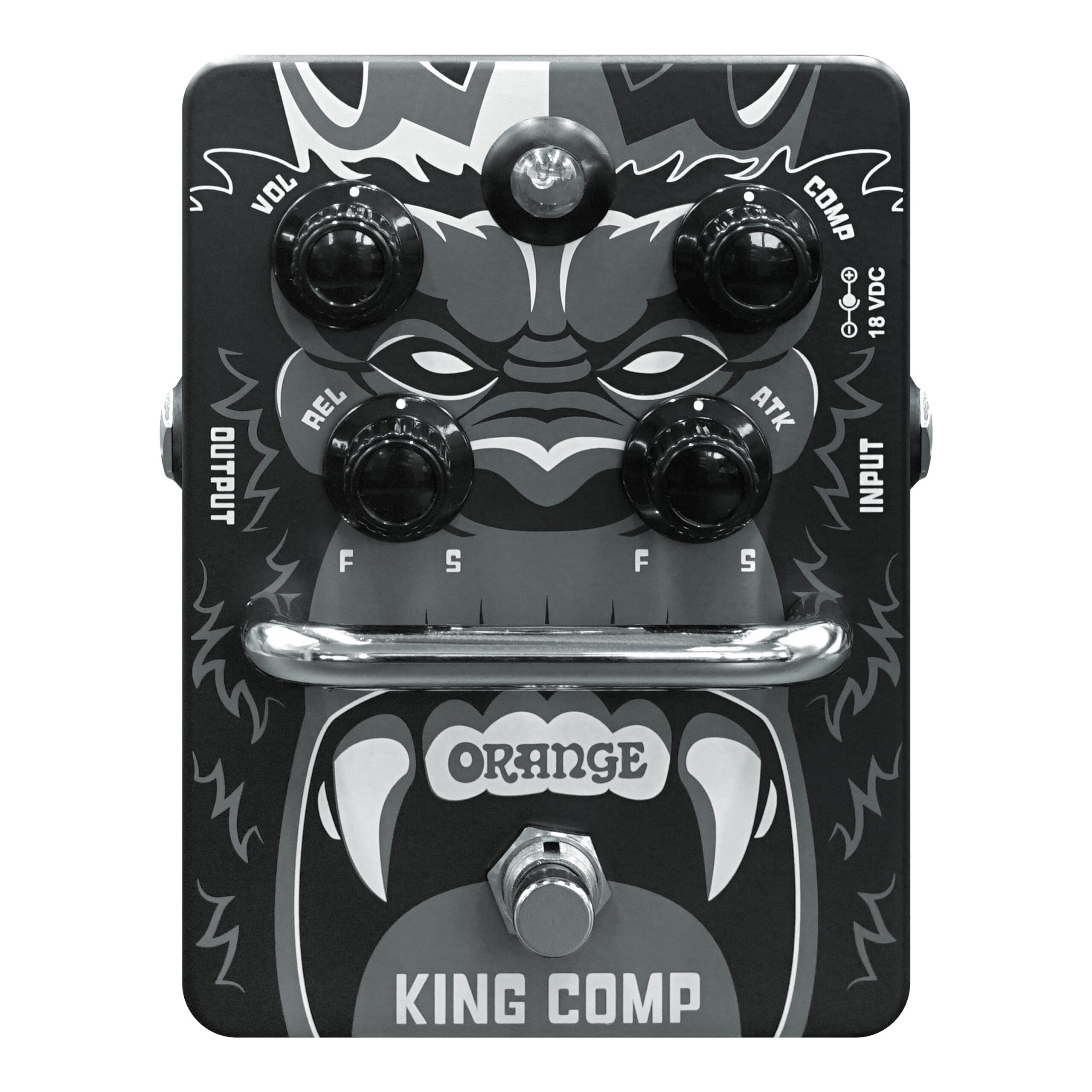 Orange King Comp Compressor Pedal