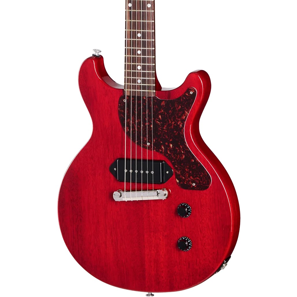 Gibson USA Les Paul Junior Double Cut Vintage Cherry Tortoiseshell Pickguard