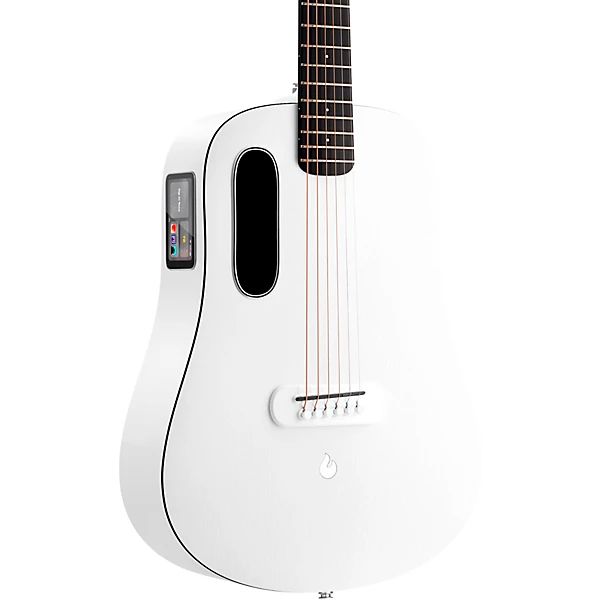 Lava Music ME Play 36" Electro Acoustic in Frost White with Lite Bag