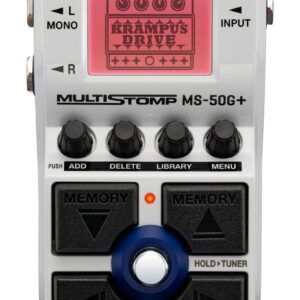 Zoom MS50G+ MultiStomp Guitar Pedal