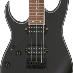 Ibanez RG7421EXL-BKF Left Handed RG Standard Series 7-String Electric Guitar in Black Flat