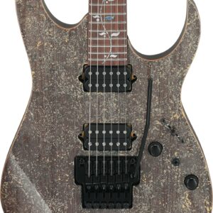 Ibanez RG8620AH-BQZ RG J Custom Ash Top HH Electric Guitar in Black Quartz