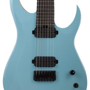 Schecter John Browne TAO-7 AZ Electric Guitar in Azure Blue