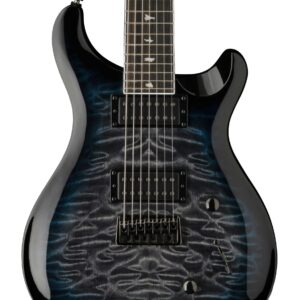 PRS SE MARK HOLCOMB Seymour Duncan Scarlett & Scourge SVN Seven String In Holcomb Blue Burst