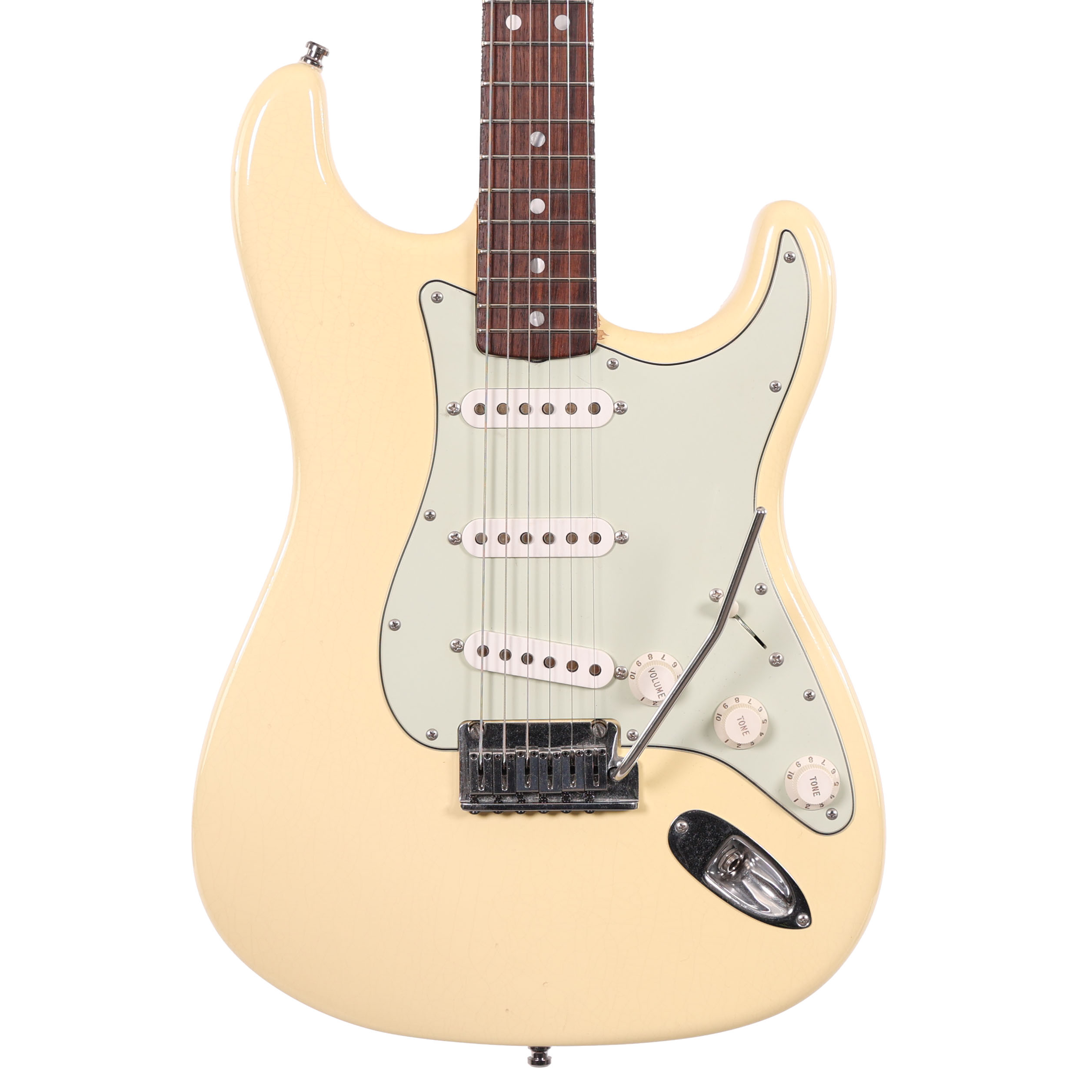 Second Hand Fender Custom Shop Jason Smith Masterbuilt Stratocaster in Vintage White with Abigail Ybarra Pickups 995