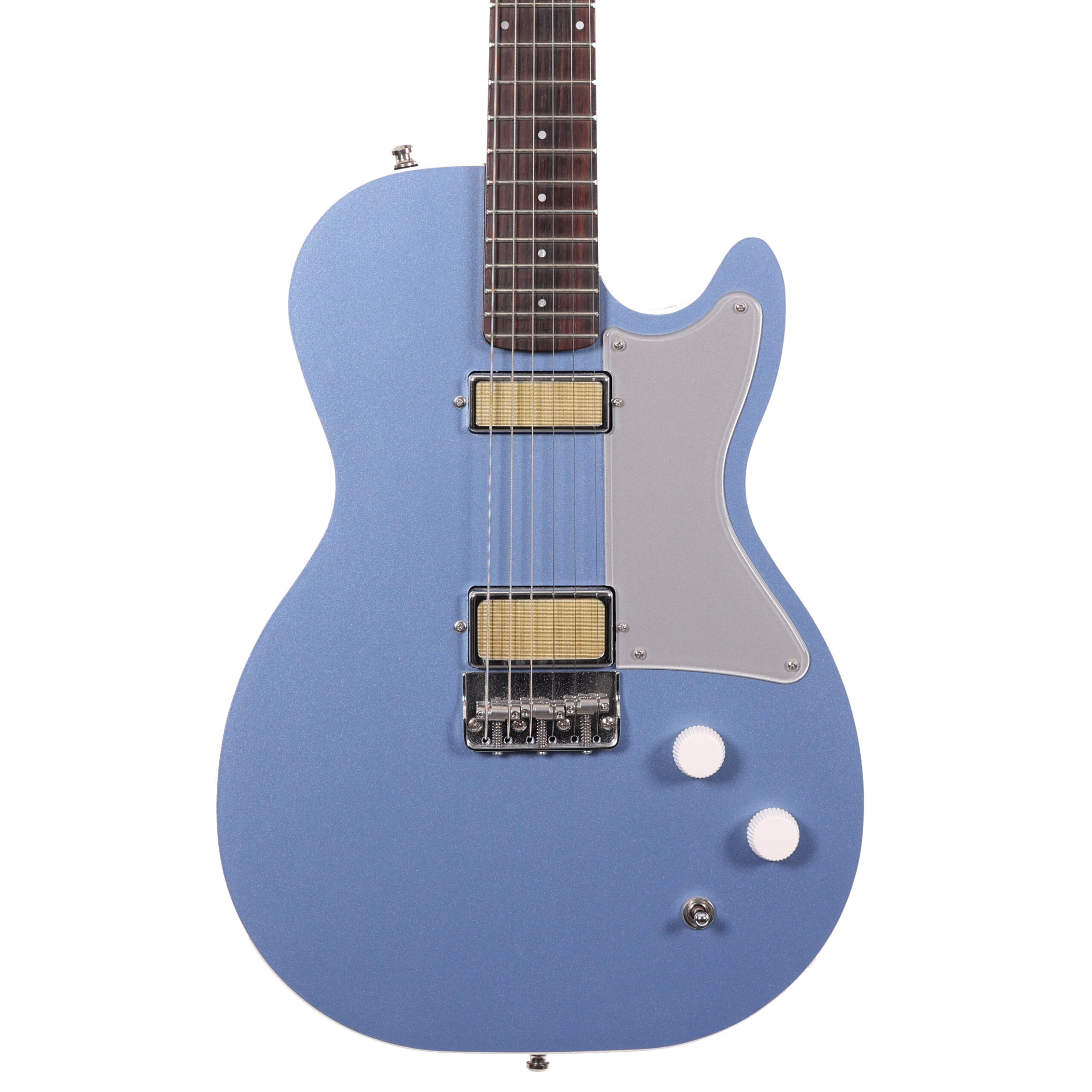 Second Hand Harmony Standard Jupiter Thinline Electric Guitar in Sky Blue with Gig Bag 148