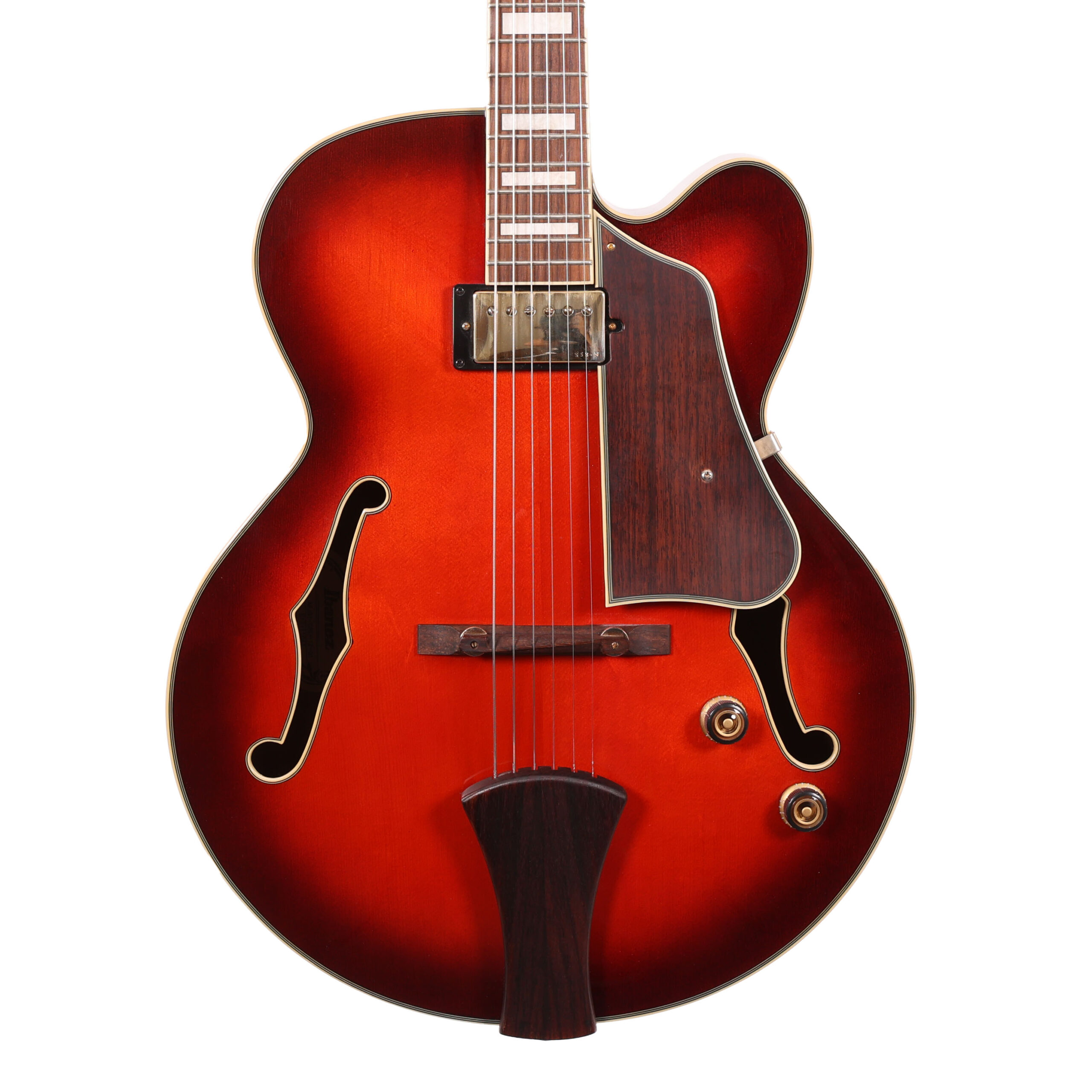 Second Hand Ibanez AFJ91-SRD Hollowbody Electric Guitar in Sunset Red 183