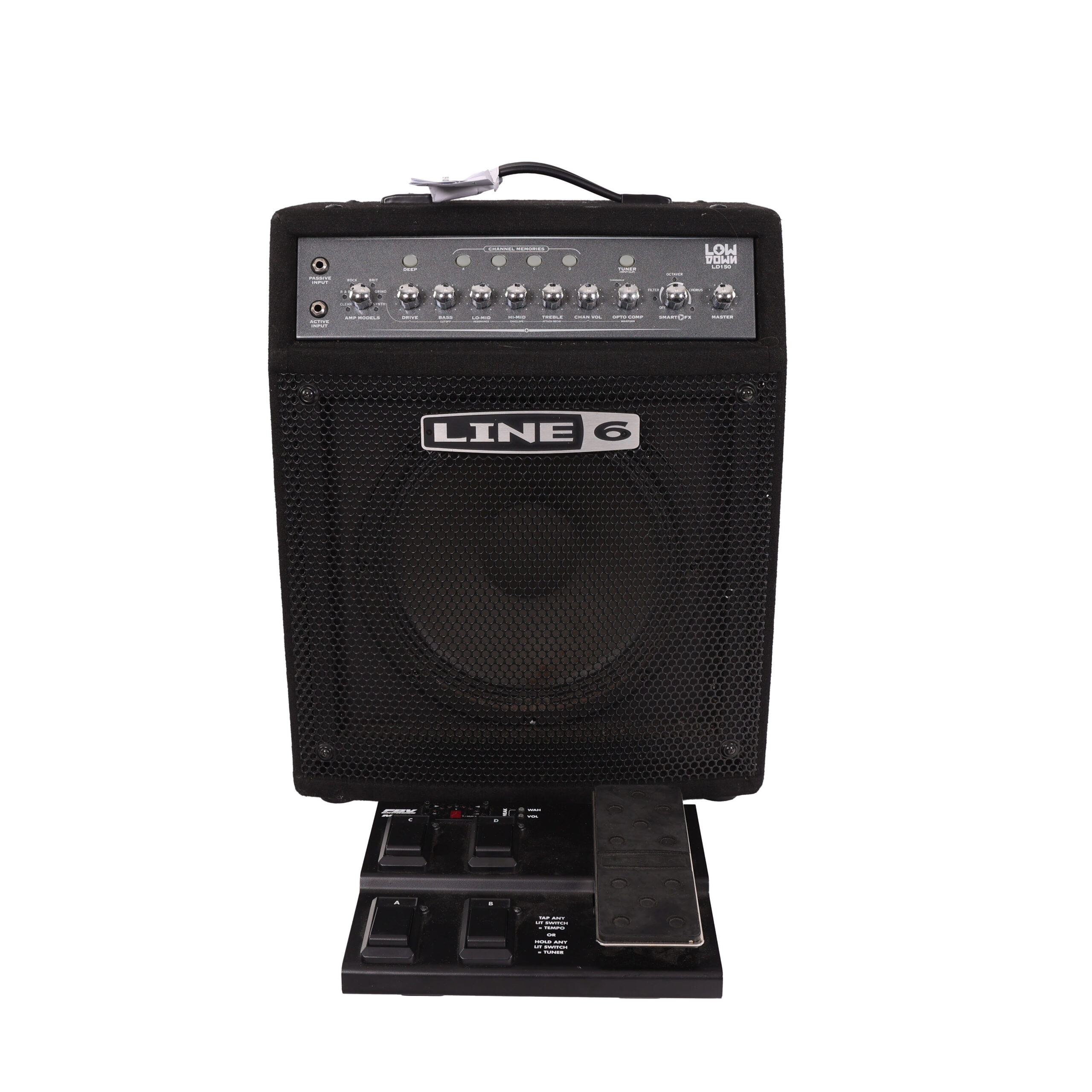 Second Hand Line 6 LowDown LD150 Bass Amp Combo with FBV Footswitch 884