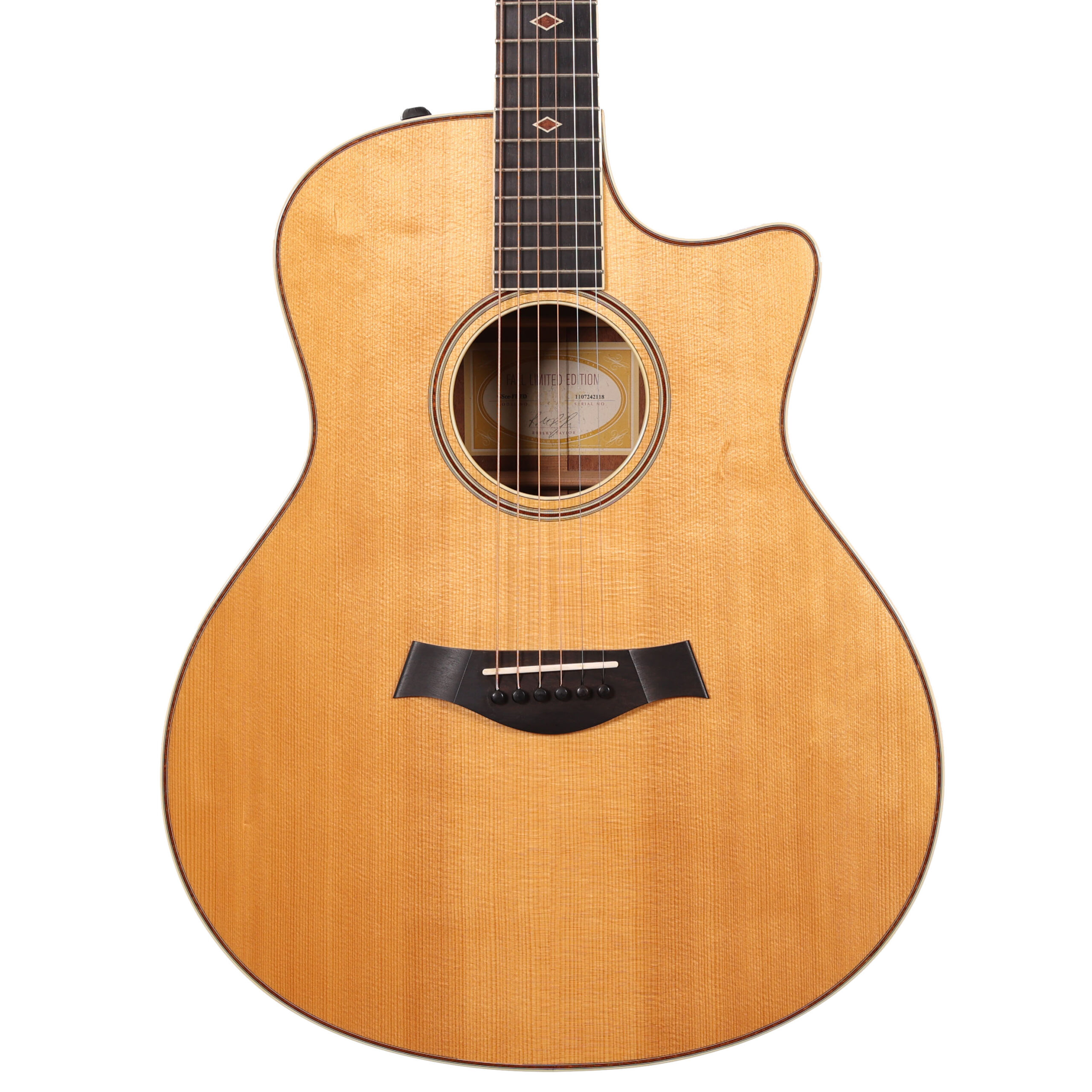 Second Hand 2012 Taylor Fall Limited Edition GSce-FLTD Quilted Sapele Electro Acoustic Guitar 042