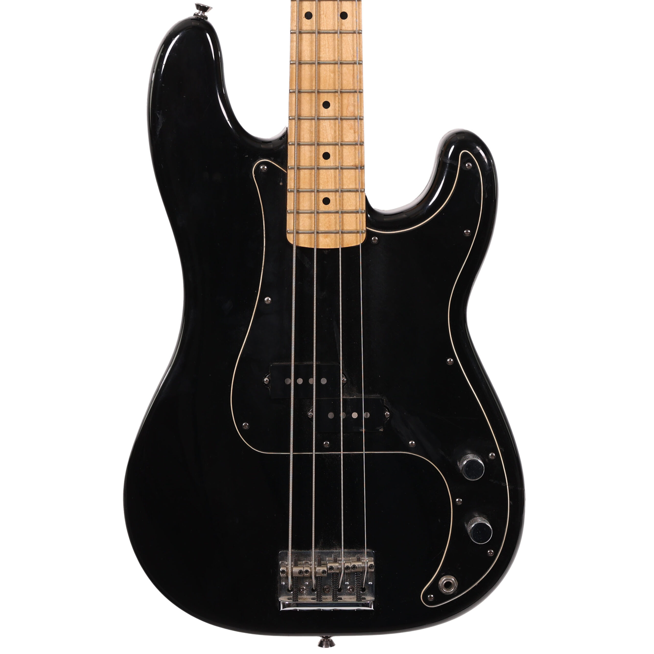 Second Hand Fender American Standard Precision Bass in Black with Case 331
