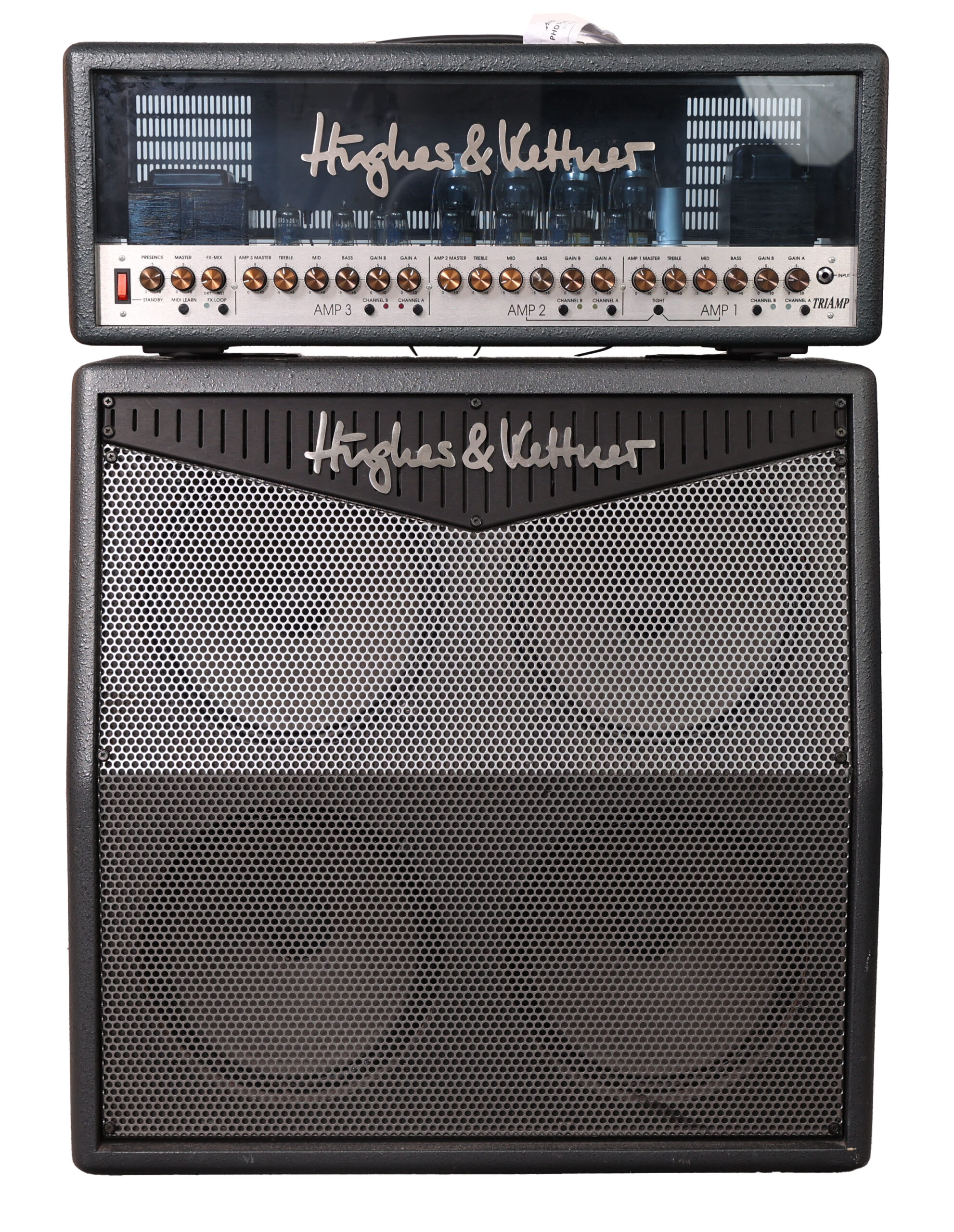 Second Hand Hughes & Kettner Tri Guitar Amp Head and Cab 458