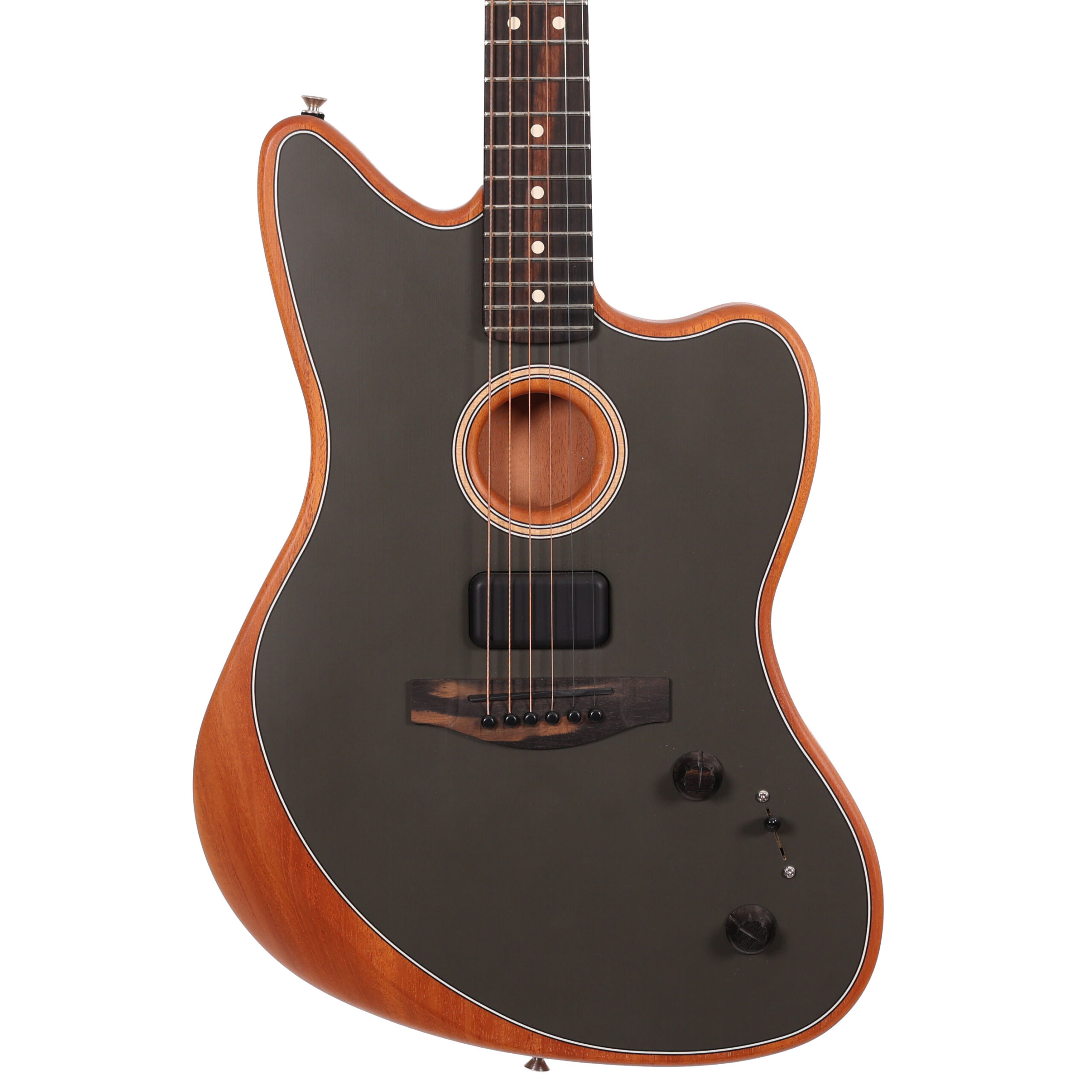 Second Hand Fender American Acoustasonic Jazzmaster in Tungsten 177