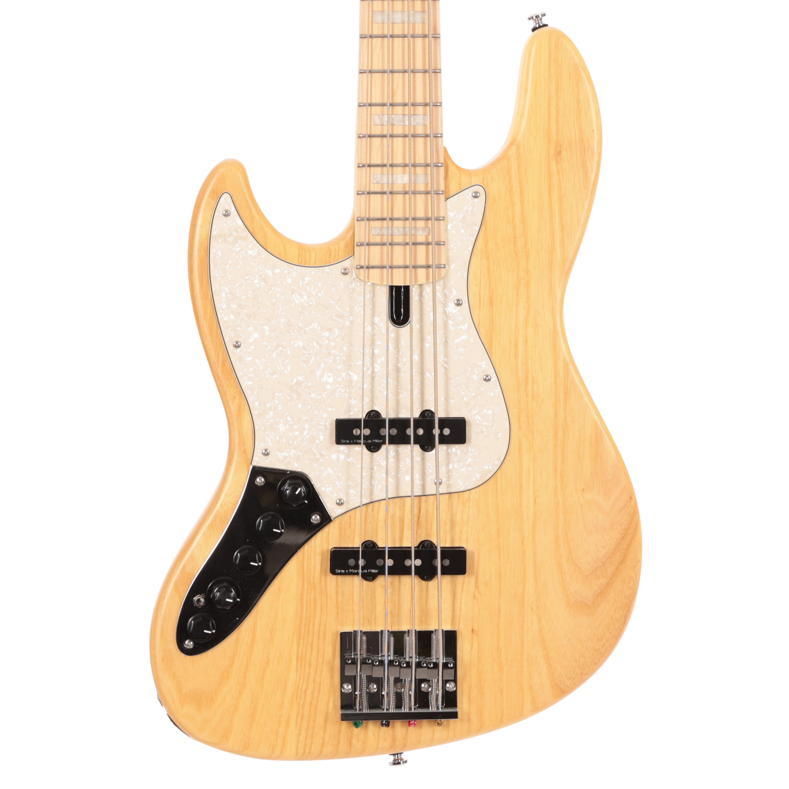 Sire Marcus Miller V7 Reissue Left Handed Swamp Ash 4-String Bass Guitar in Natural Satin