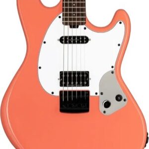 Sterling by Music Man Fluff Electric Guitar in Rula Thumb Red