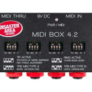 Disaster Area MIDI Box 4 MIDI to 1/4" Converter