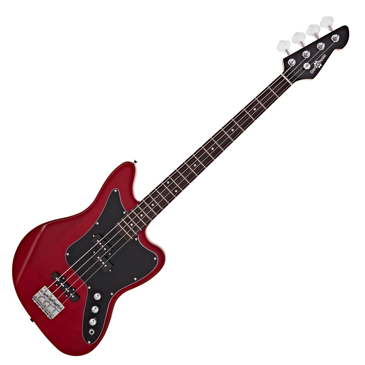 Seattle Bass Guitar Red