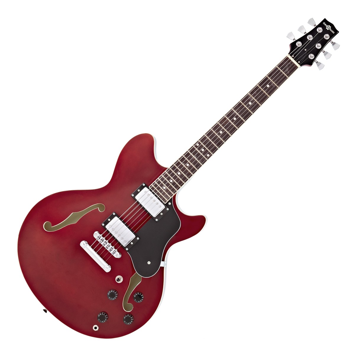 San Francisco Semi Acoustic Guitar Wine Red