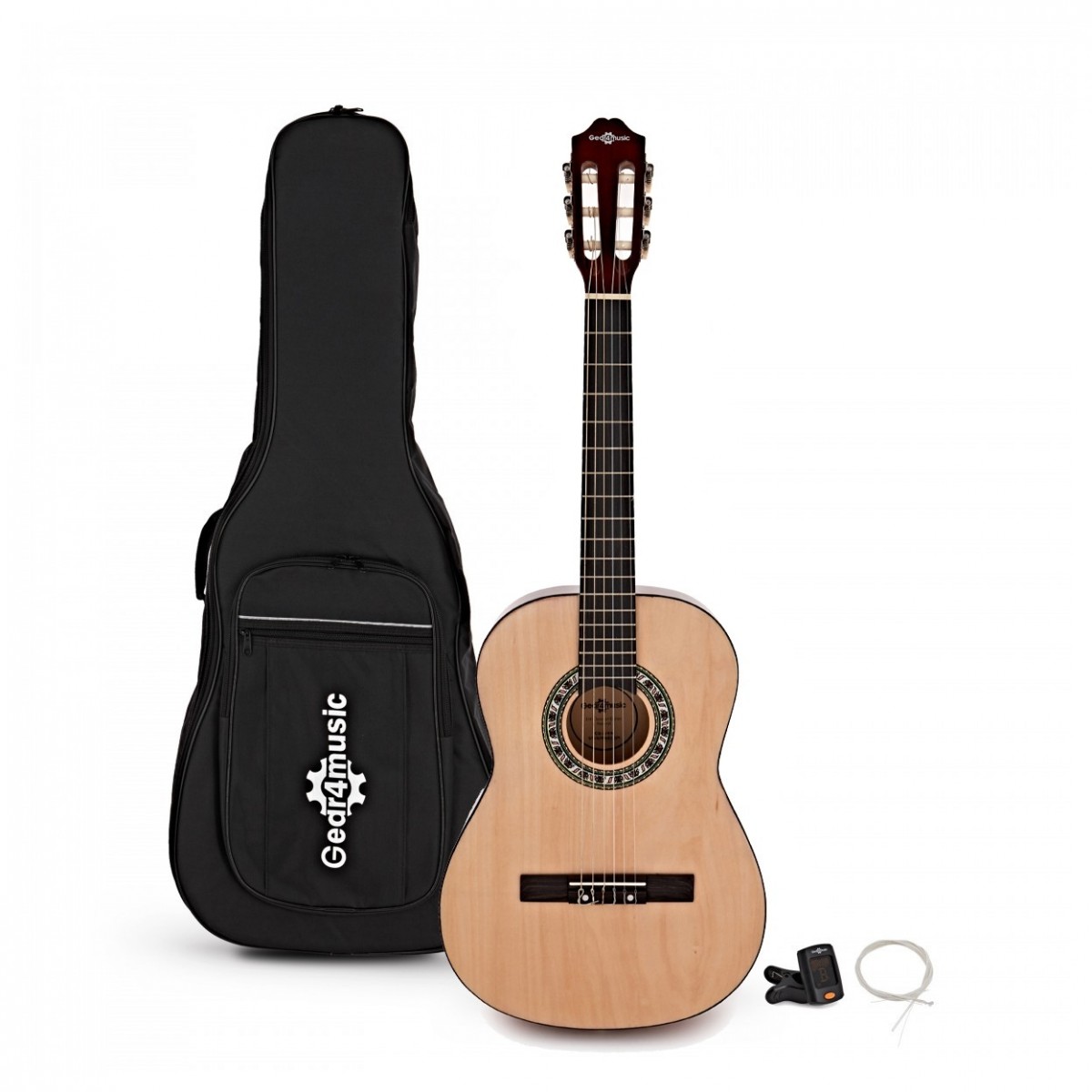 3/4 Classical Guitar Pack Natural