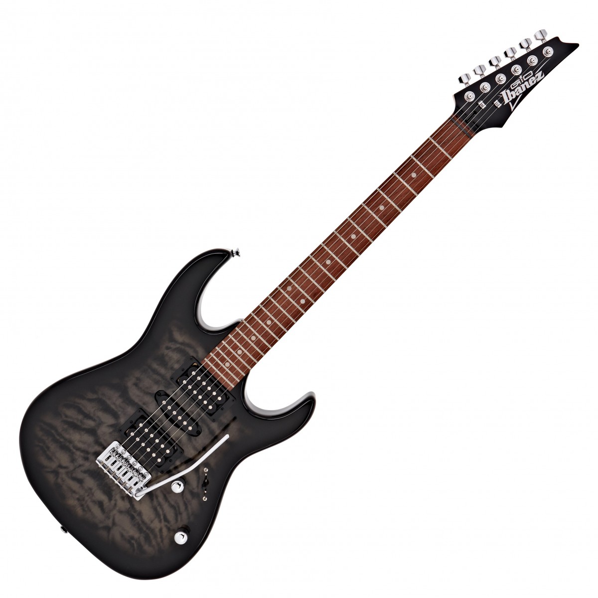Ibanez GRX70QA GIO Transparent Black Sunburst