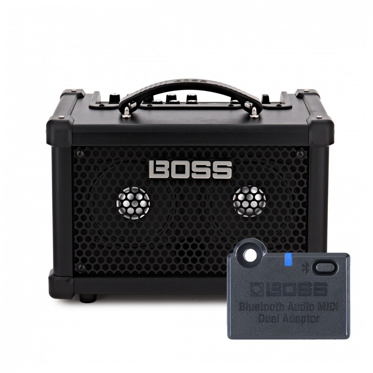 Boss Dual Cube Bass LX Bass Guitar Amplifier with Bluetooth Adaptor