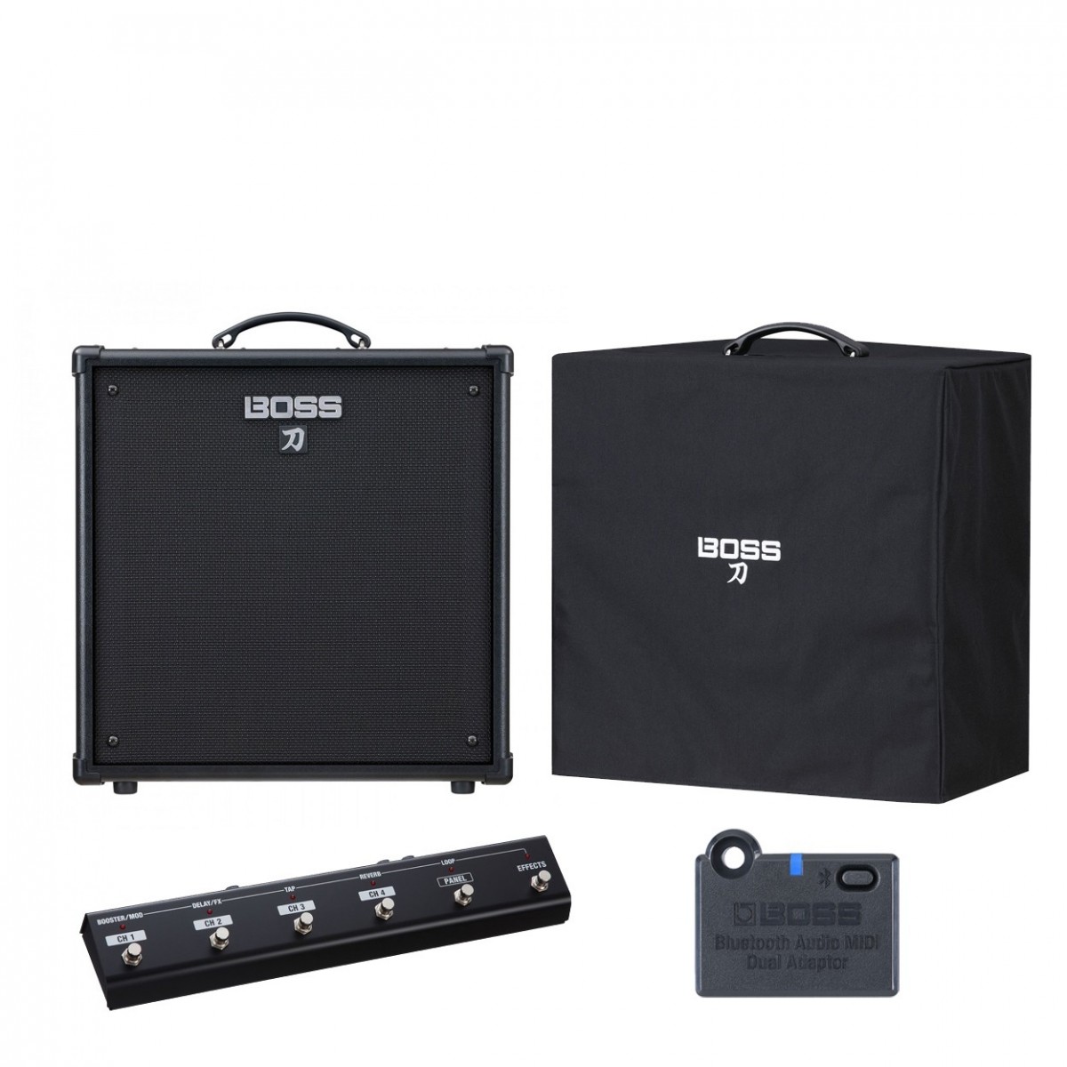 Boss Katana-110 Bass Amplifier Complete Bundle