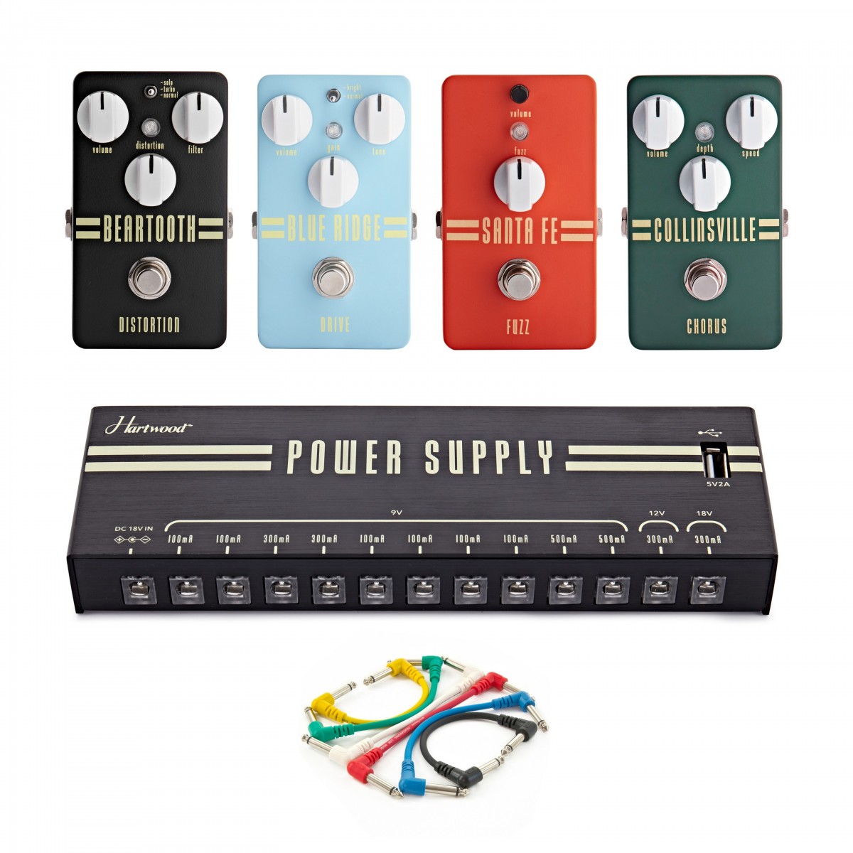 Hartwood Guitar Effects Pedal and PSU Pack