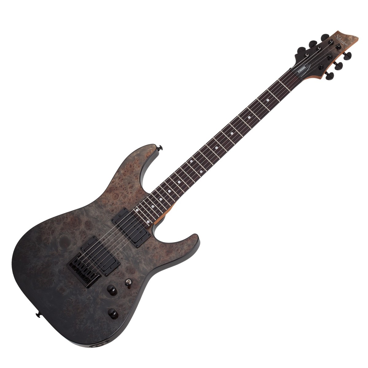 Schecter C-1 Standard Burl Black Fade Burst - Nearly New