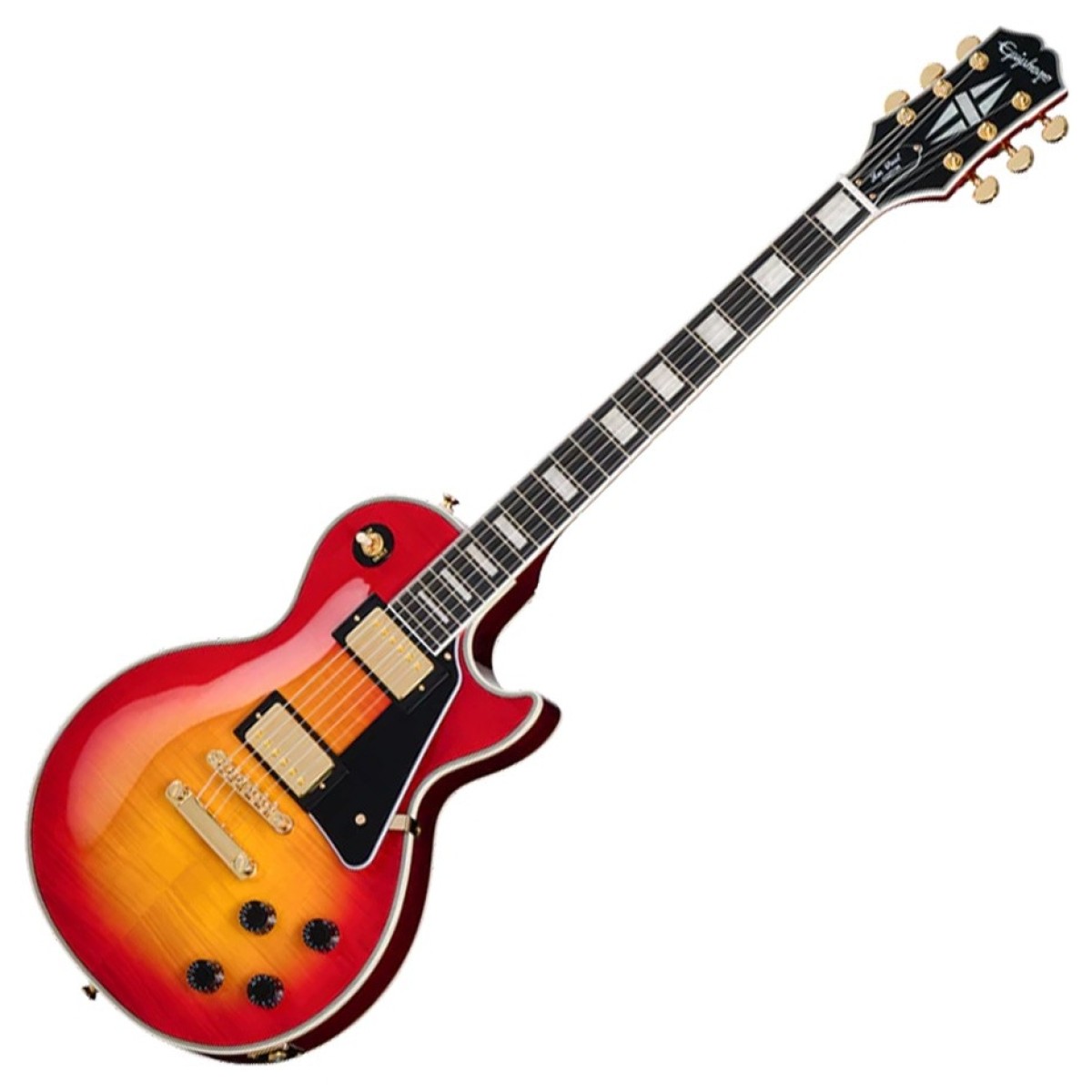 Epiphone Les Paul Custom Figured Inspired by Gibson Heritage Cherry Sunburst