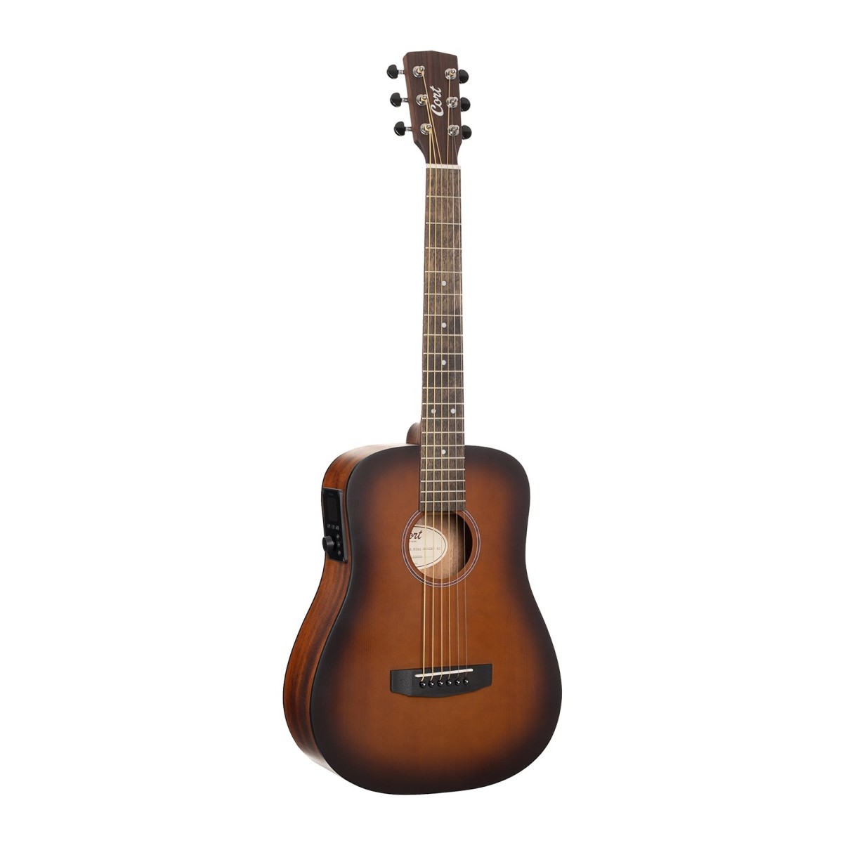 Cort Earth GO 3/4 Mini Dreadnought Open Pore Brown Burst