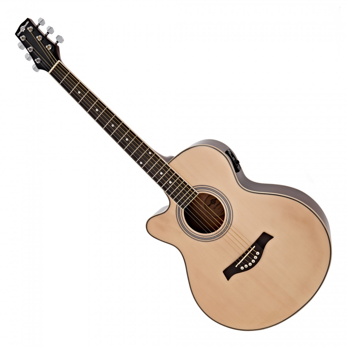 Single Cutaway Left Handed Electro Acoustic Guitar