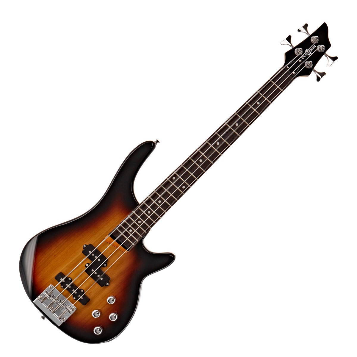 Chicago Short Scale Bass Guitar Sunburst
