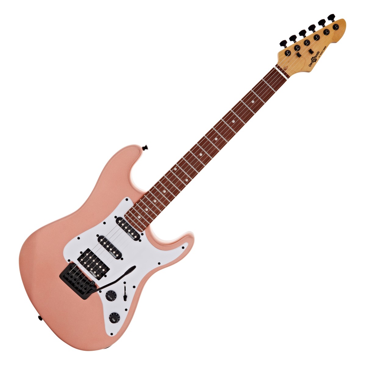 LA Select Modern Electric Guitar Pink