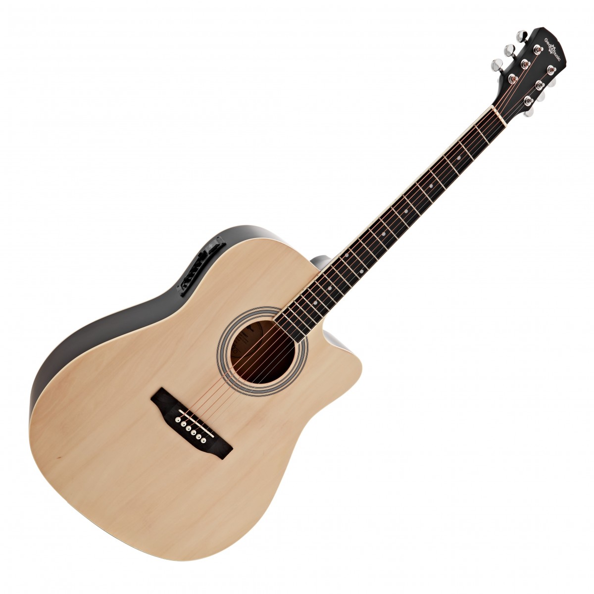 Dreadnought Cutaway Electro Acoustic Guitar Natural