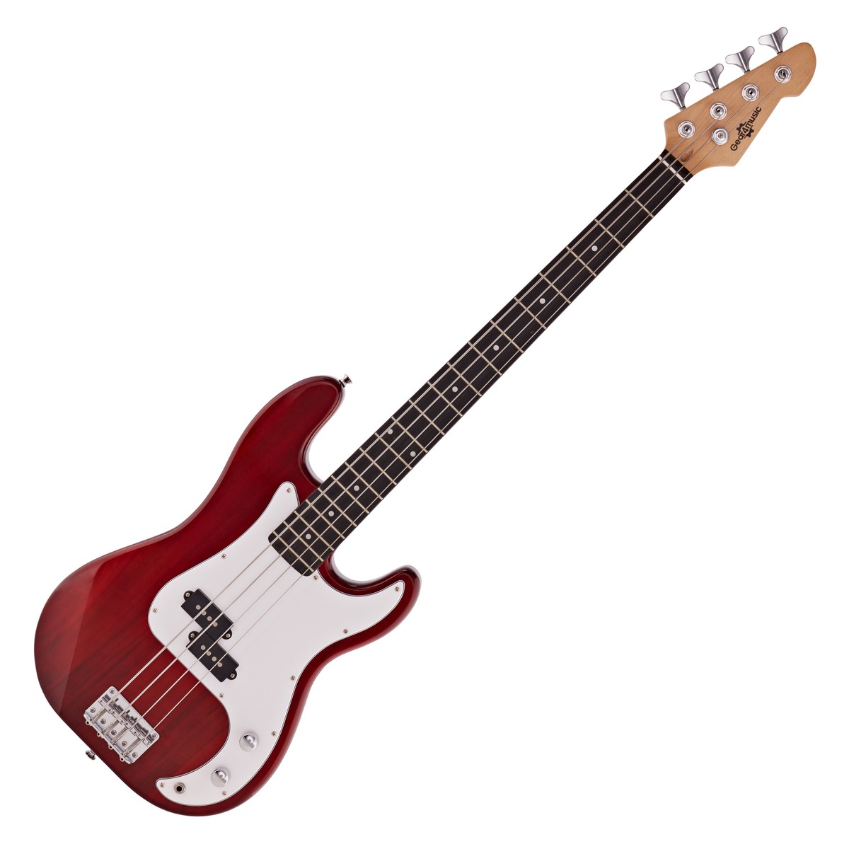 LA Bass Guitar Red