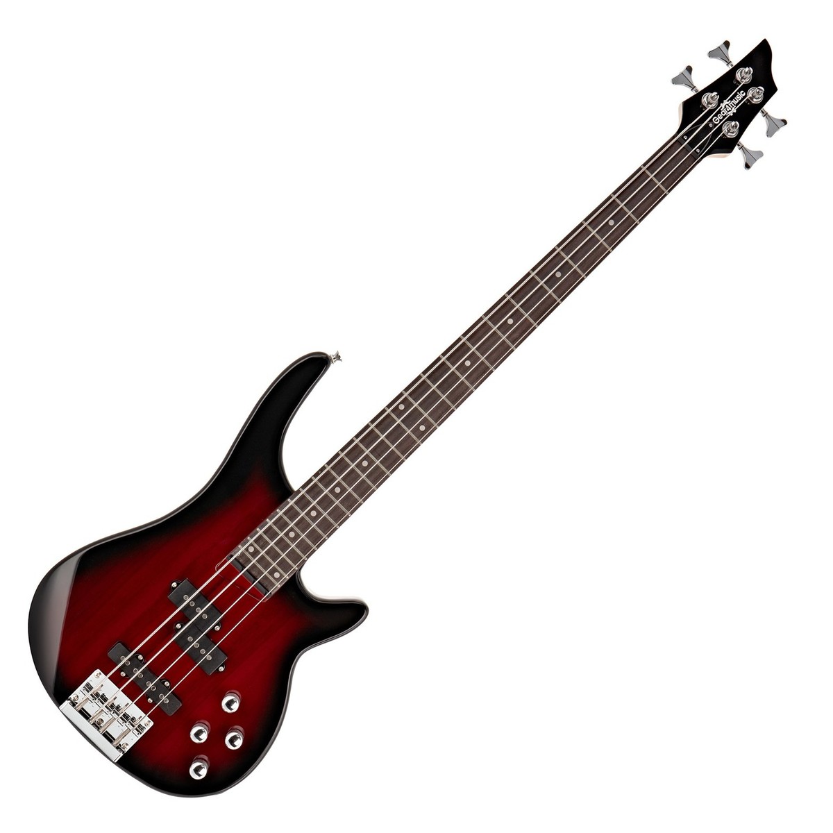 Chicago Bass Guitar Trans Red Burst
