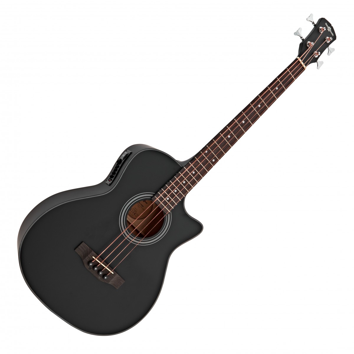 Electro Acoustic Bass Guitar Black