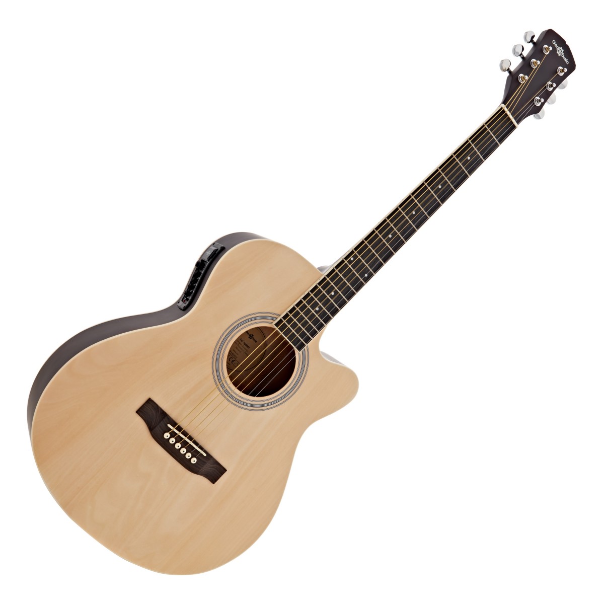 Single Cutaway Electro Acoustic Guitar Natural