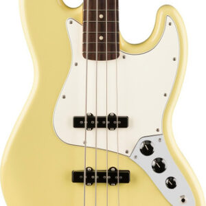 Fender Player II Jazz Bass Guitar Rosewood Fingerboard Hialeah Yellow