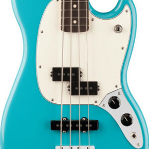 Fender Player II Mustang Bass Guitar PJ Rosewood Fingerboard Aquatone Blue