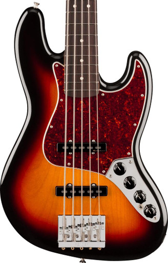 Fender Player II Modified Jazz Bass Guitar V in Three Tone Sunburst