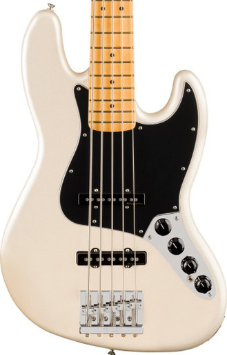 Fender Player II Modified Jazz Bass Guitar V in Olympic Pearl