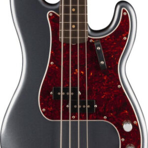 Fender Vintera II Road Worn 60s Precision Bass Guitar in Charcoal Frost Metallic, Rosewood Fretboard