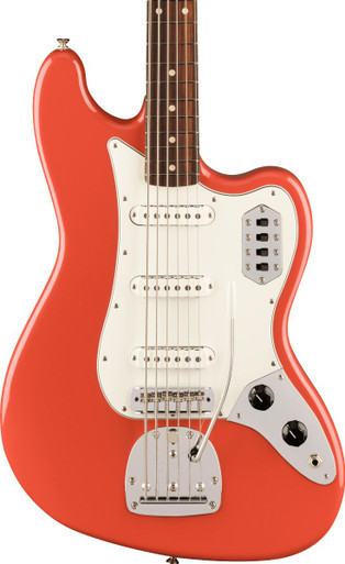 Fender Vintera II '60s Bass Guitar VI in Fiesta Red