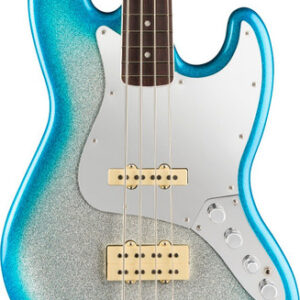 Fender Player Plus X Blu Detiger Jazz Bass Guitar in Sky Burst Sparkle